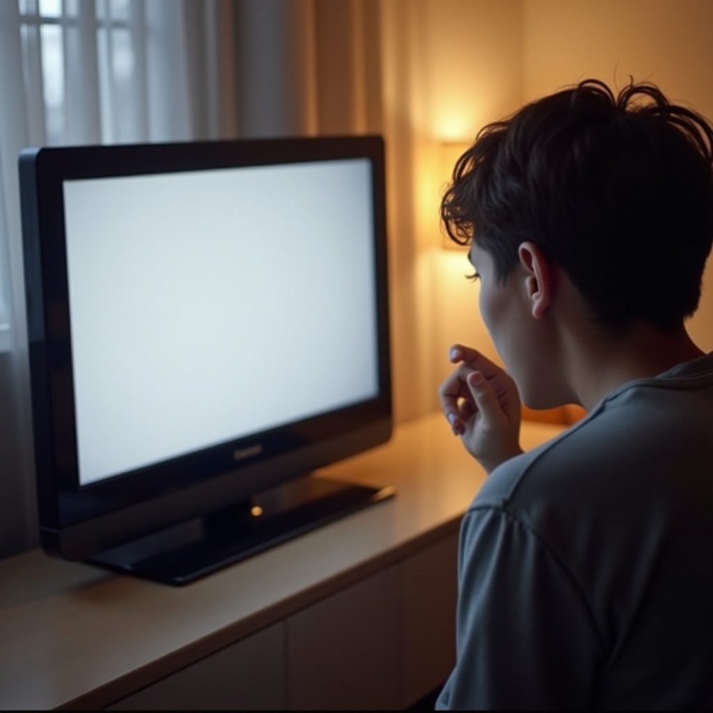 電視有聲無畫面